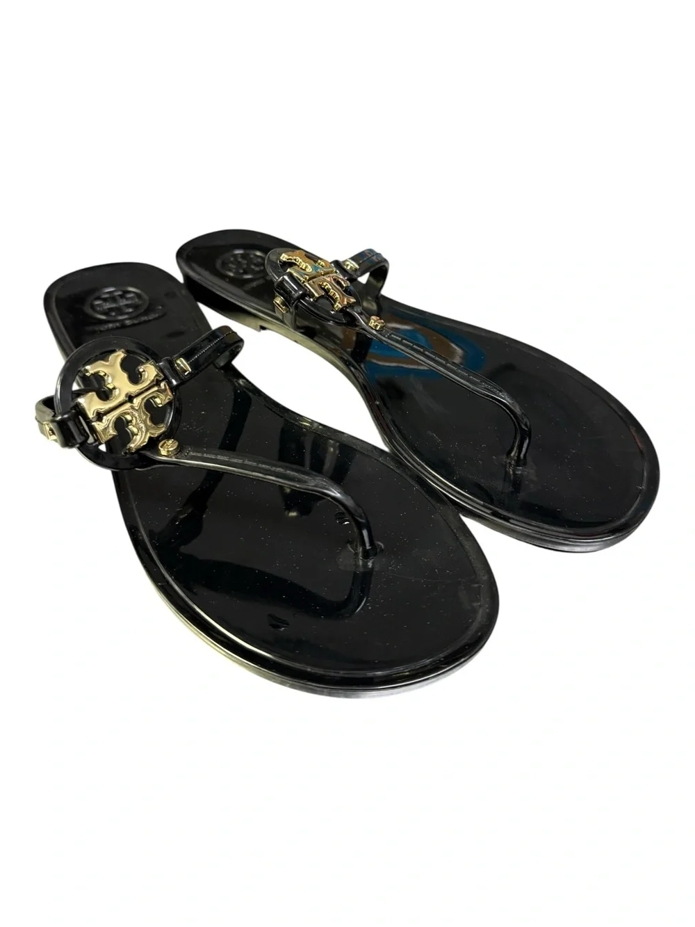 Tory Burch Mini Miller Flat Thong Jelly Sandals Women’s Sz 8